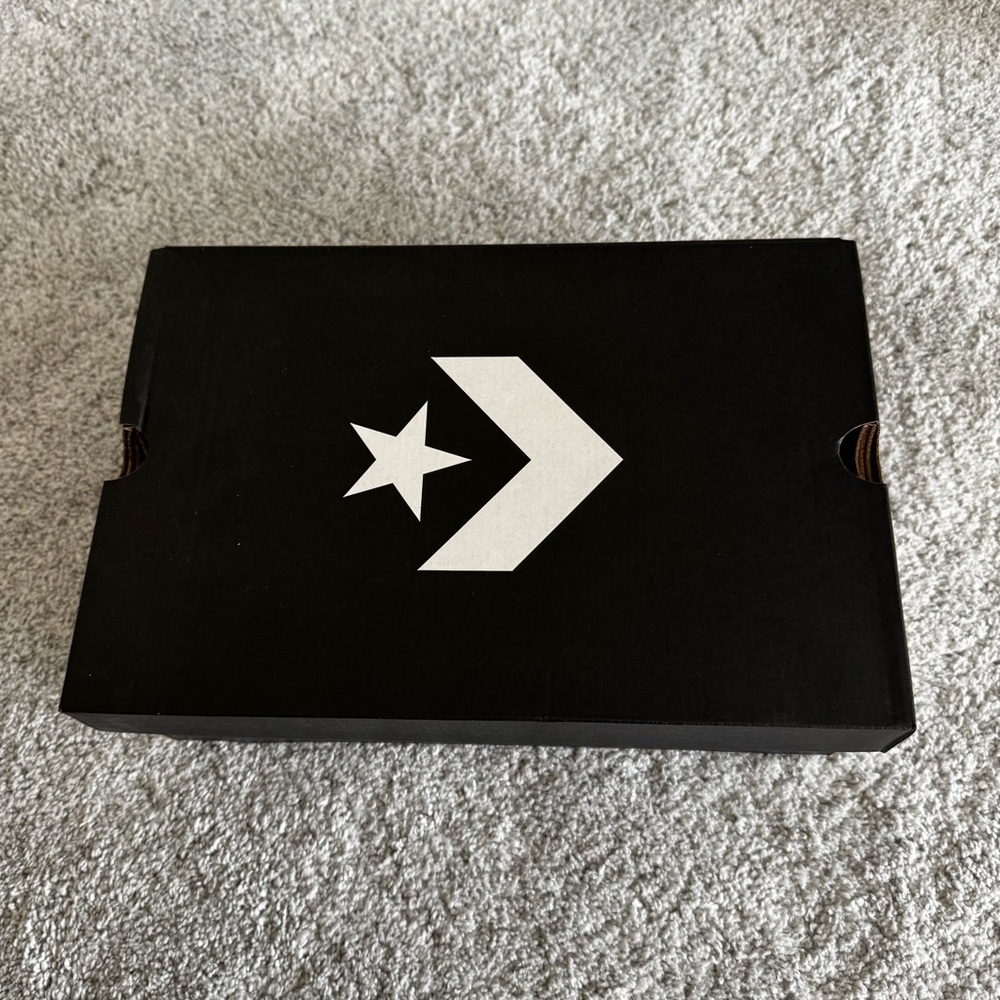 Converse Black Shoe Box